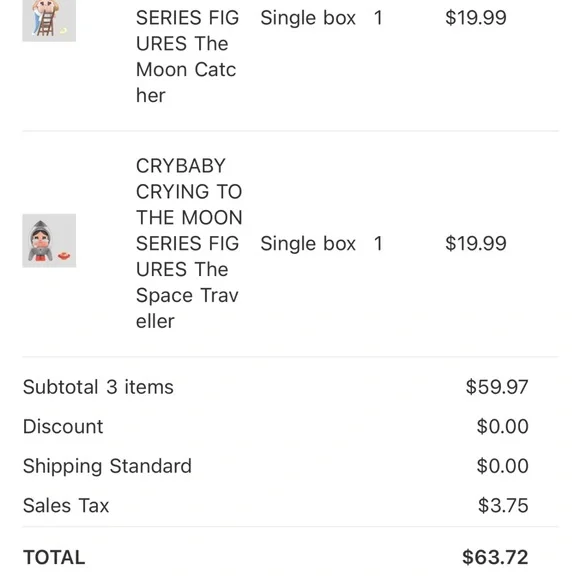 Crybaby Crying to the Moon • Space Traveller • POPMART - Picture 5 of 6